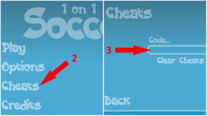 1on1 Soccer Cheats: Cheat Codes For PC and How to Enter Them
