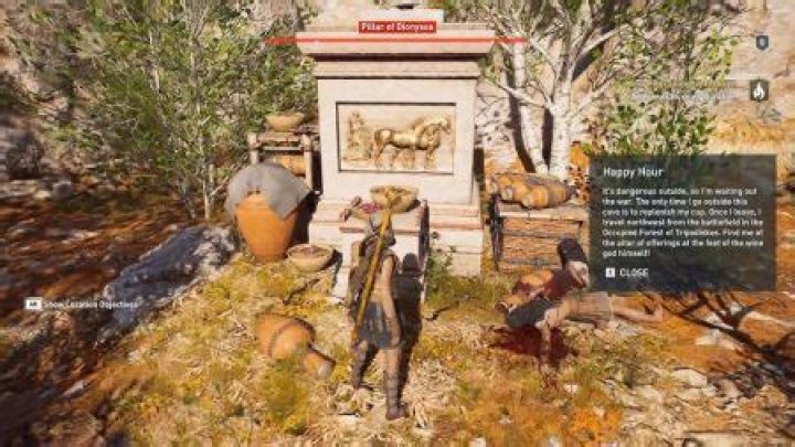 AC Odyssey Happy Hour Riddle Map