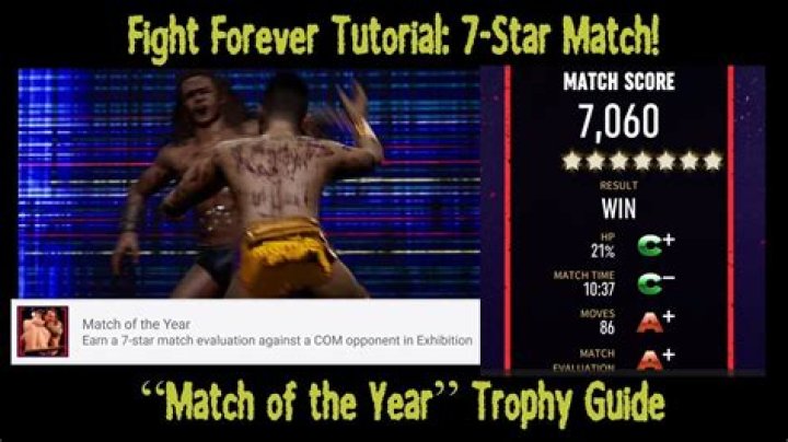 AEW Fight Forever: How To Earn A 7 Star Match | Match of the Year Guide