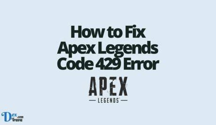 Apex Legends Code 429