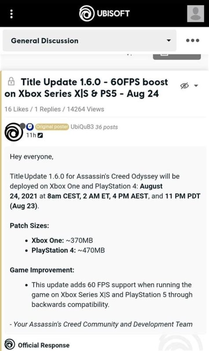 
Assassin’s Creed Odyssey Gets 60 FPS Support on PS5 and Xbox Series X