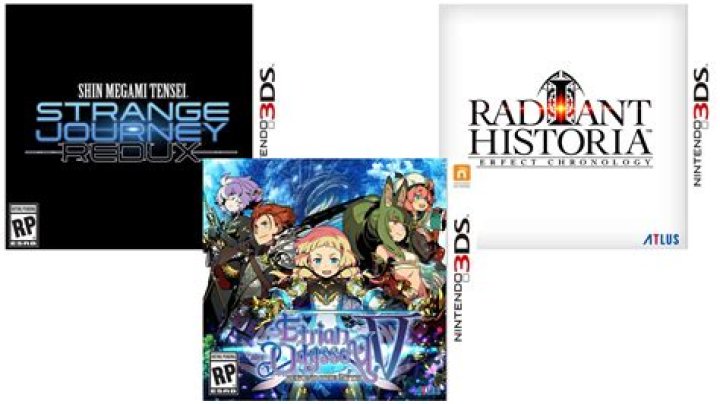 
Atlus Announces Three 3DS JRPGs For North America