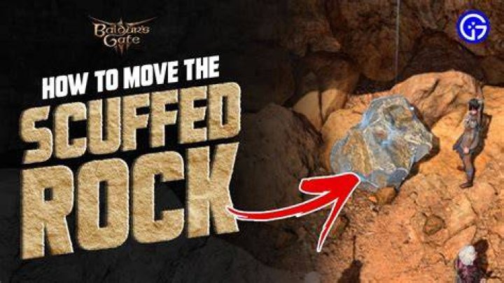 Baldur's Gate 3 Scuffed Rock: How to Move & Push It Away