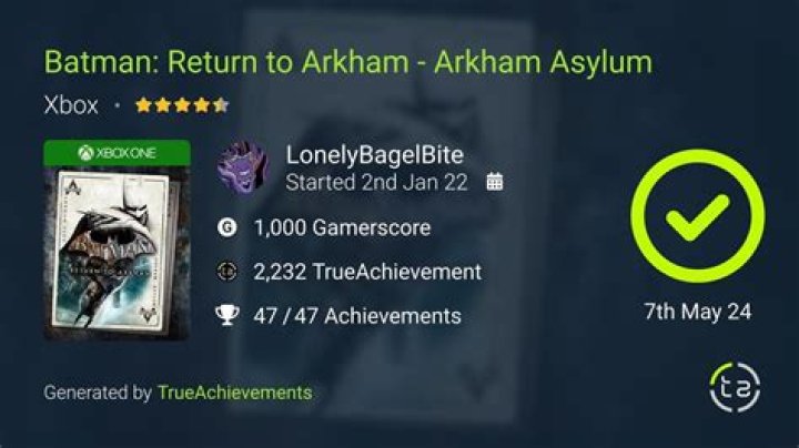 Batman: Arkham Asylum Achievements - GameRevolution