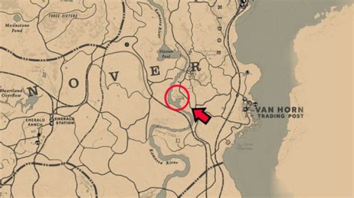 Beaver locations in Red Dead Redemption 2 map