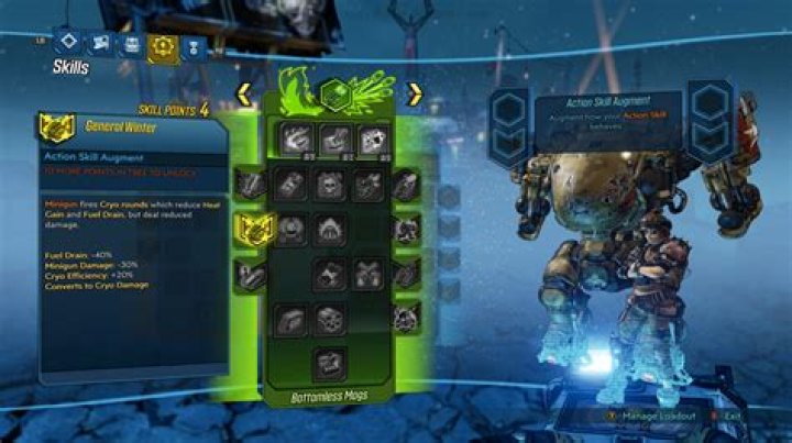 Borderlands 3: Moze the Gunner Complete Skill List | Demolition Woman, Bottomless Mags & Shield of Retribution