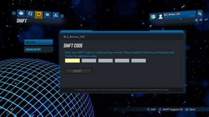 Borderlands 3 Shift Code