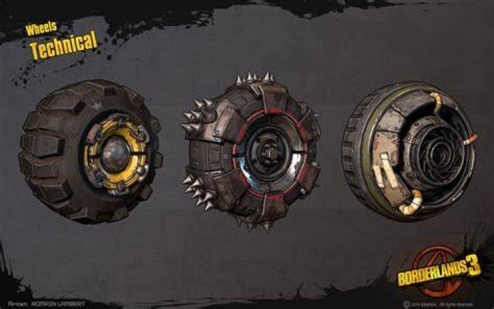 Borderlands 3 Technical Monster Wheels