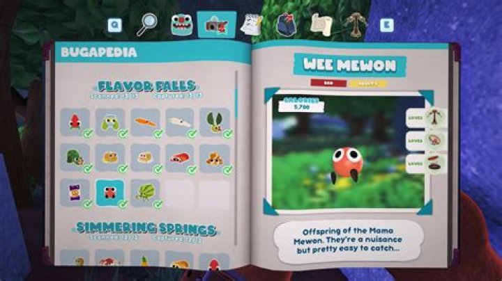 bugsnax wee mewon