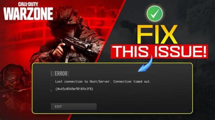 Call of Duty Warzone Connection Failed Error Fix