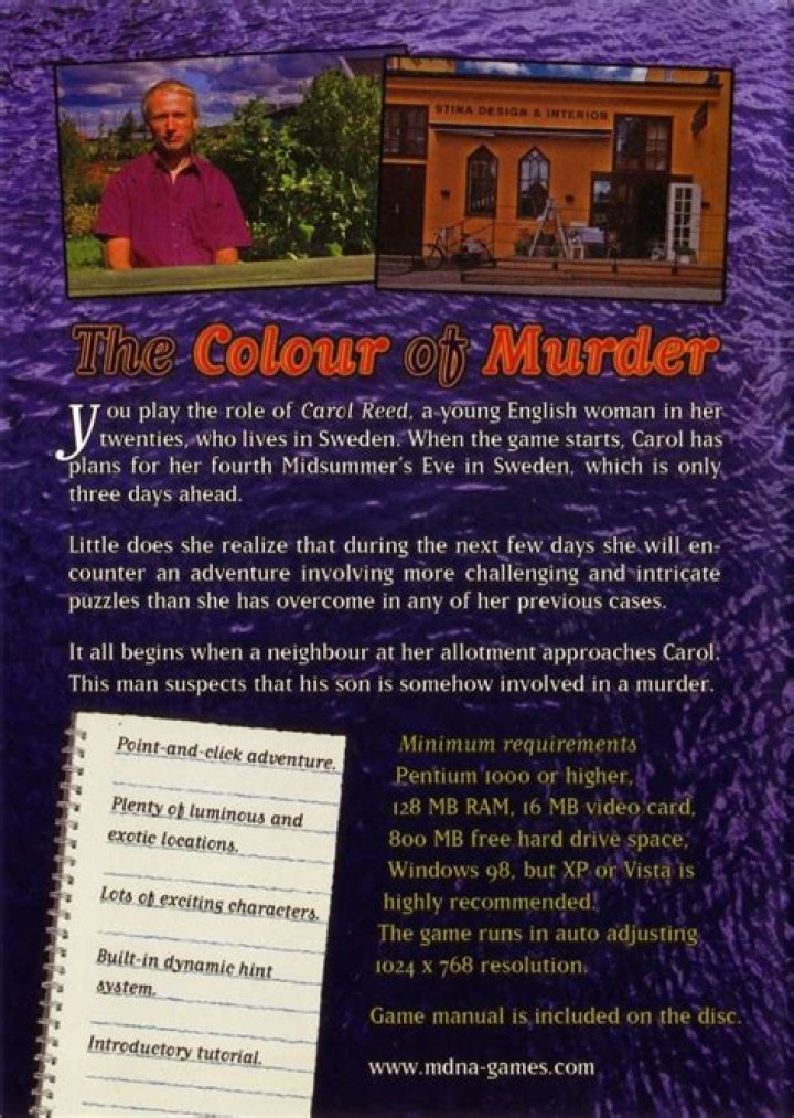 Color of Murder: A Carol Reed Mystery News, Guides, Walkthrough, Screenshots, and Reviews