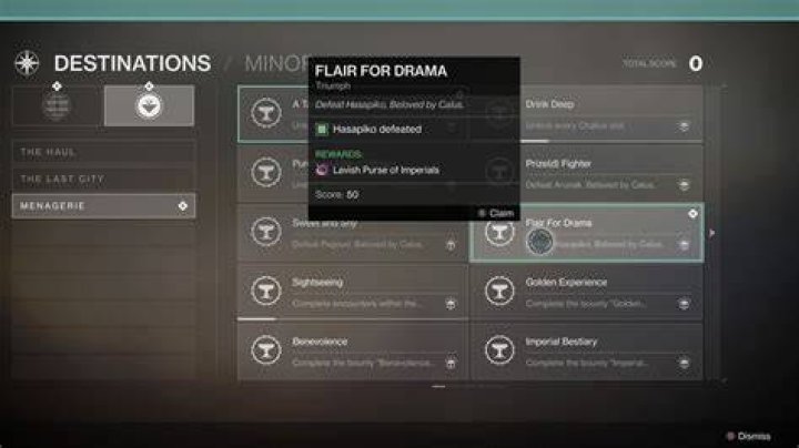 
Destiny 2 How to Claim Your Reward From the Menagerie Triumph