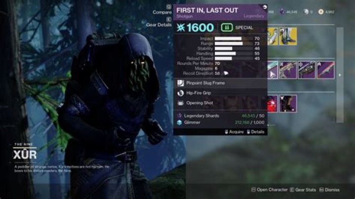 Destiny 2 Xur Time: Location and Inventory 3/2/18