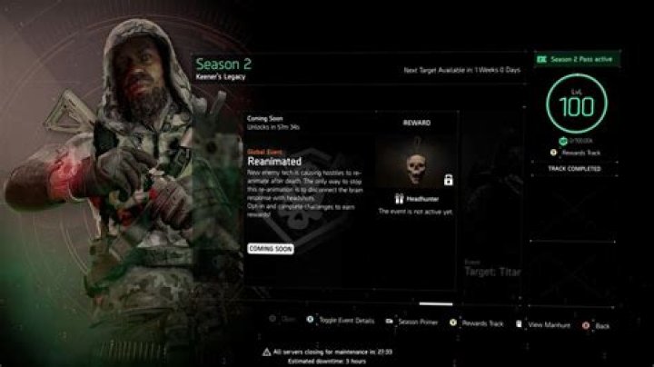 Division 2 Clan XP Tracking Bug