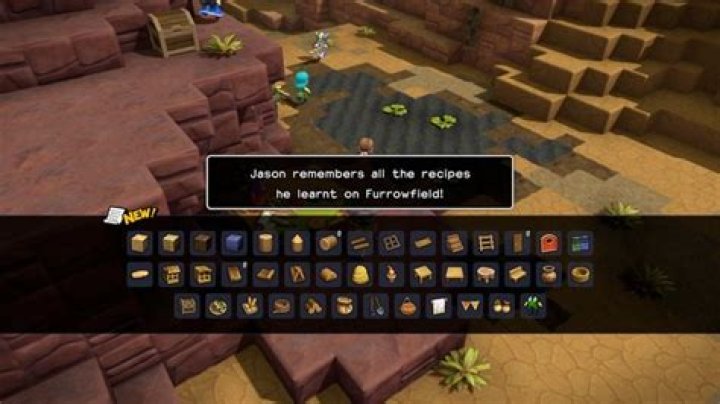 Dragon Quest Builders keep recipes between levels items