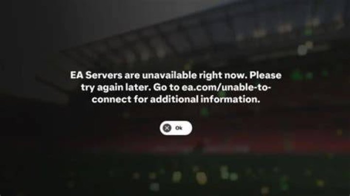 EA Down Error 918 | Can’t connect to EA FIFA servers