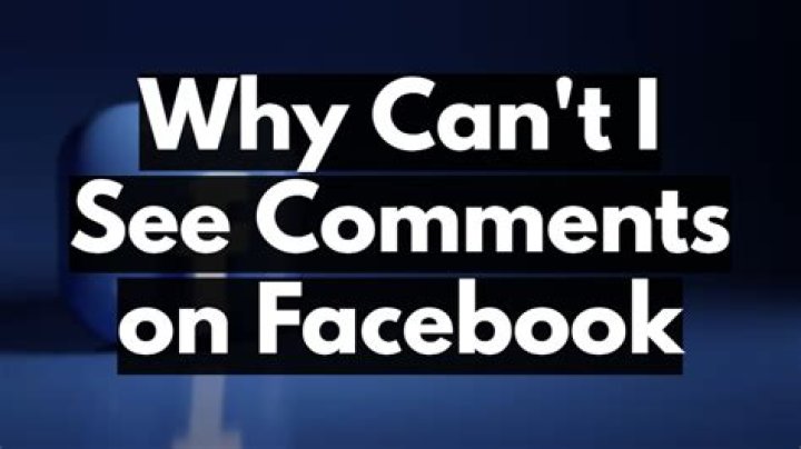 Facebook Can't See Comments: How To Fix Comments Not Appearing