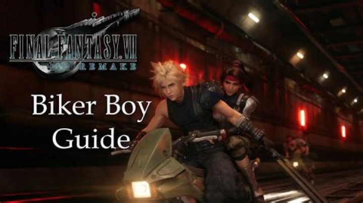 Final Fantasy 7 remake biker boy trophy