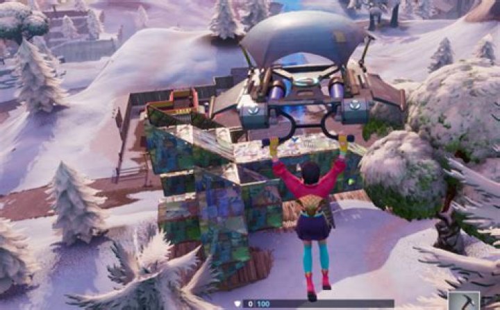 
Fortnite Fortbyte #19 — Accessible With the Vega Outfit Inside a Spaceship Building