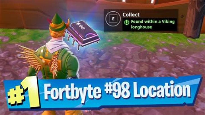 Fortnite Fortbyte 98 Location | Found within a viking longhouse