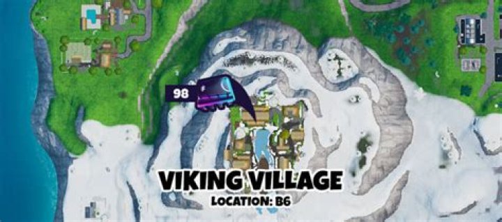 Fortnite Fortbyte 98 Location map