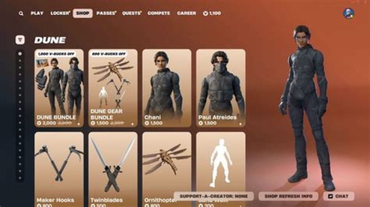 Fortnite how to unlock Dune skins