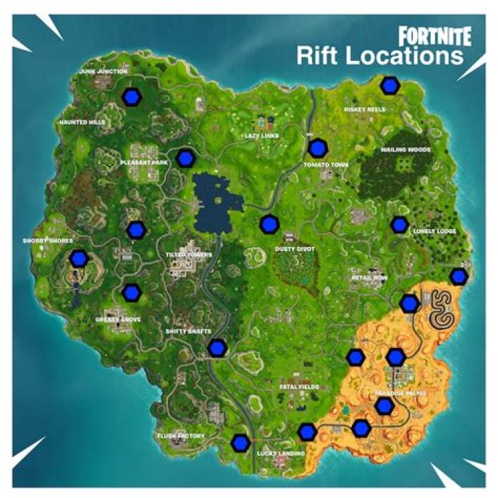 fortnite rift locations
