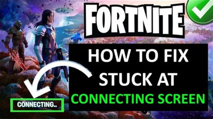 fortnite stuck on connecting error