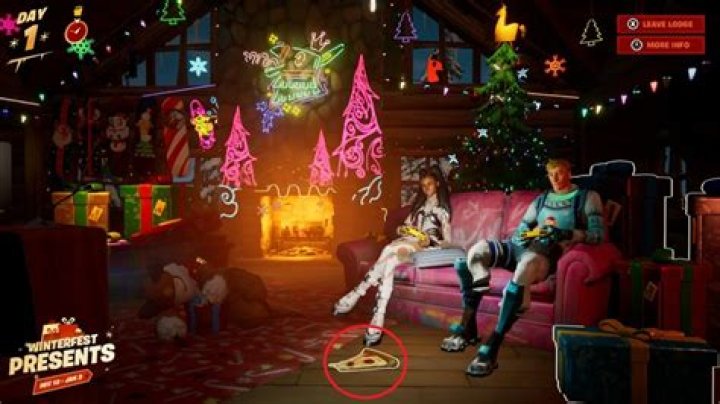 Fortnite Winterfest 2022: Where to Find Pizza in Cozy Lodge Location