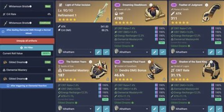 Genshin Impact Alhaitham Build: Best Weapons, Artifacts, and Team Comps