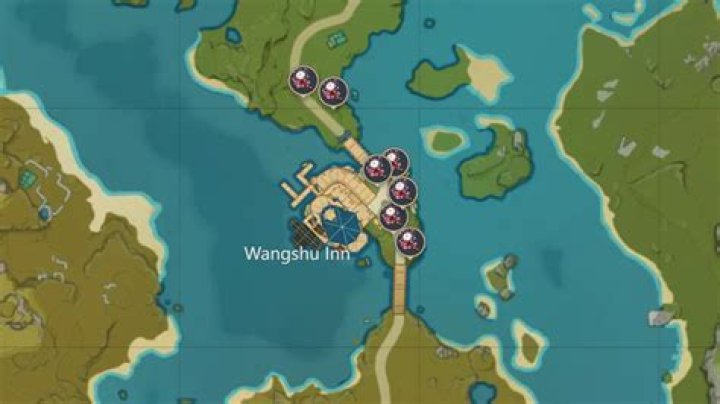 Genshin Impact Silk Flower locations map