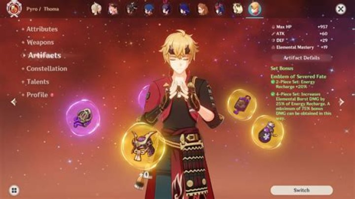 
Genshin Impact: Thoma Build Guide – Weapons, Artifacts and More