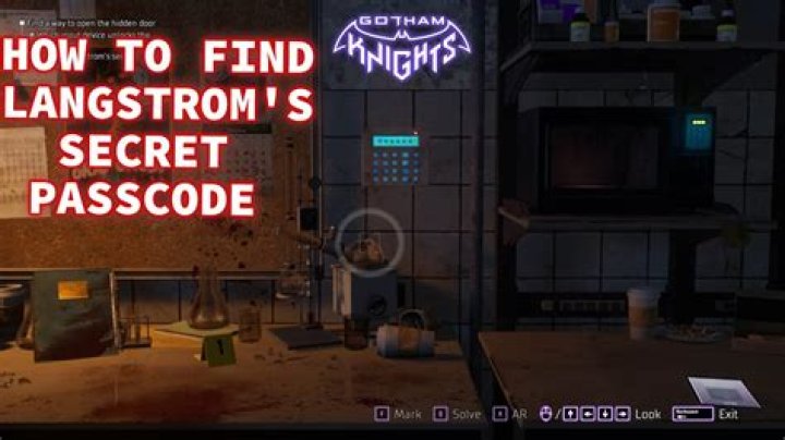 Gotham Knights: What is Langstrom's Passcode?