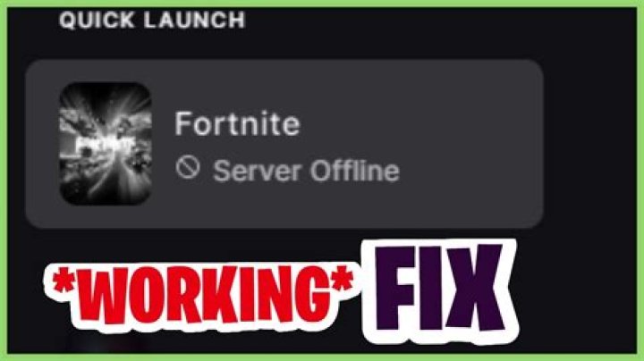 How to fix Fortnite server offline Epic Games launcher error