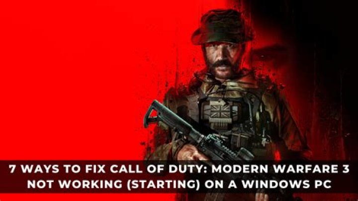 How to Fix Modern Warfare 3 Campaign Not Working