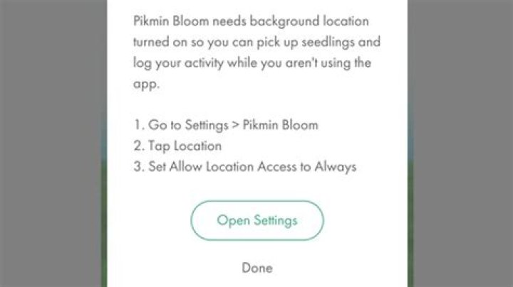 How to fix Pikmin Bloom 'Background location tracking' error message