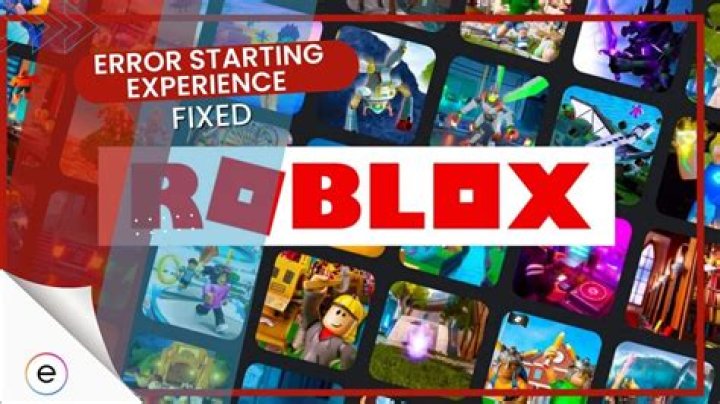 How to fix Roblox 'Error starting experience' bug