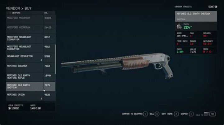 How to Get the Old Earth Pump Shotgun in Starfield