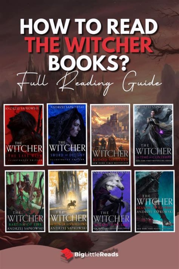 how to read the witcher books in order