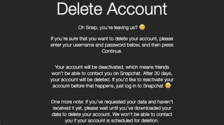 How to temporarily disable Snapchat and reactivate account