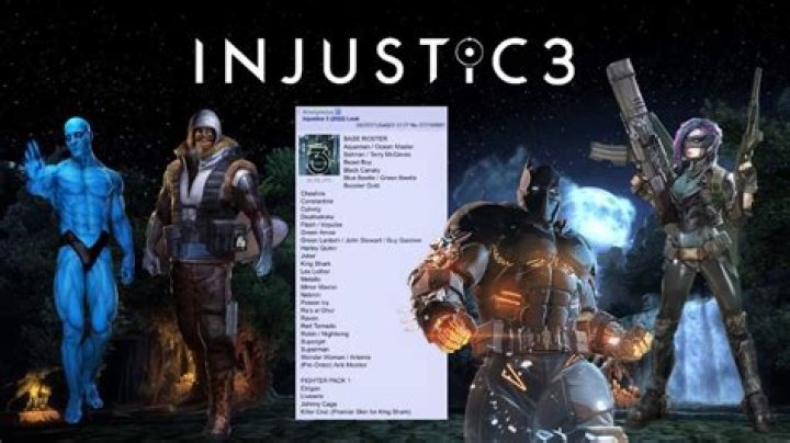 Injustice 3 leaks