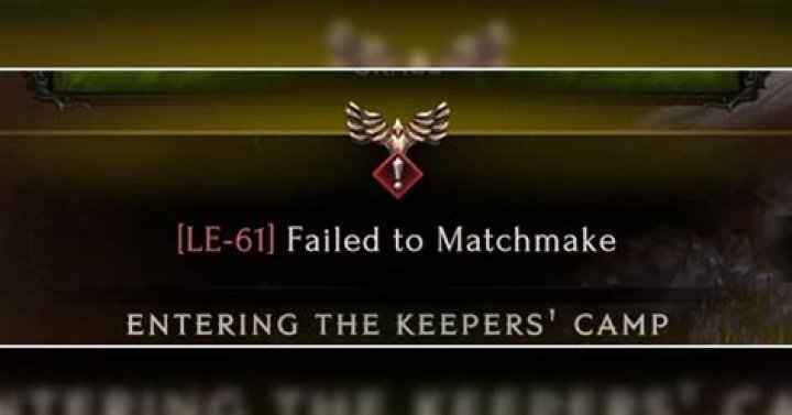Last Epoch Failed to Matchmake Error: Can't Enter The Keepers' Camp Fix