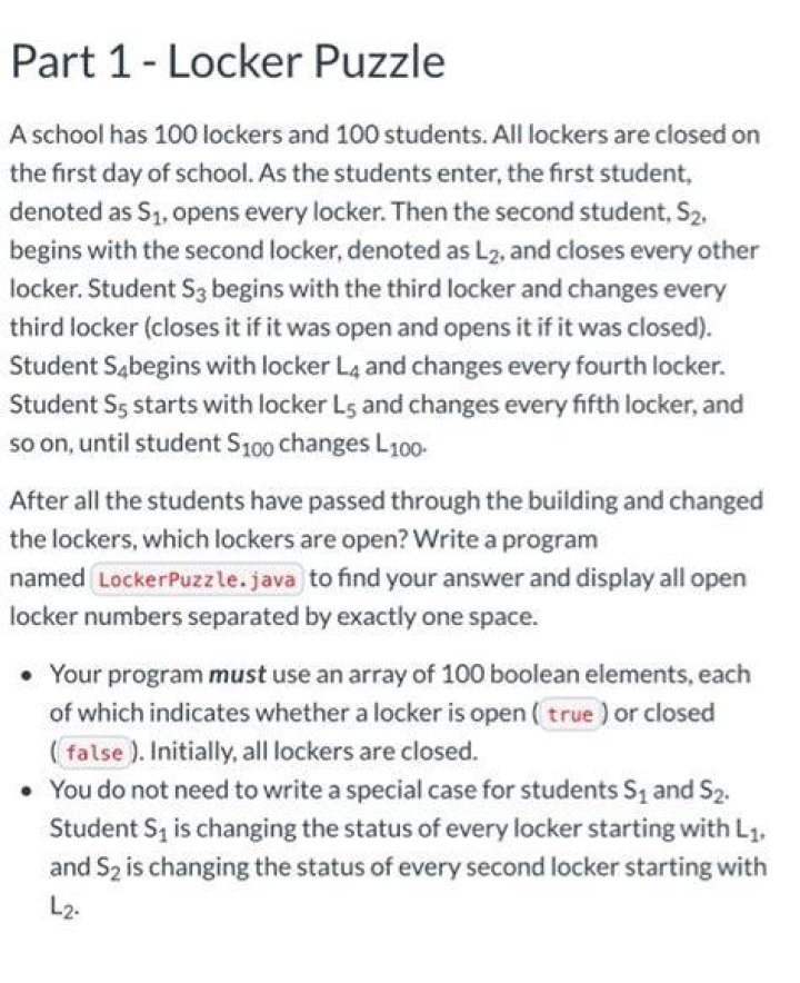 Locker-Puzzle