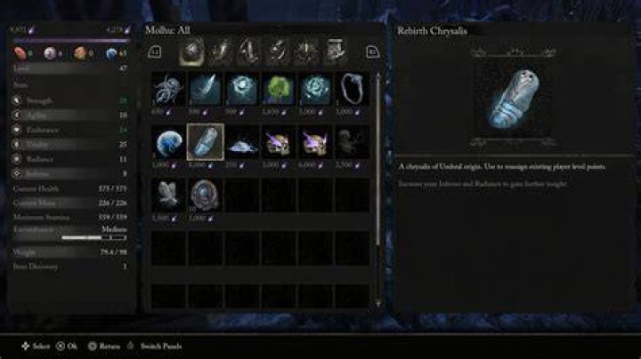 Lords of the Fallen Respec: How to Use the Rebirth Chrysalis