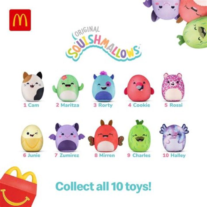 McDonalds Squishmallow Happy Meal