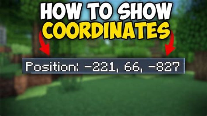 Minecraft | How to show coordinates
