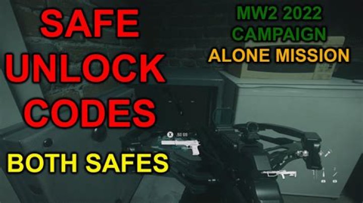 Modern Warfare 2 Safe Combo: What's the Code to the El Sin Nombre and Alone Safes in MW2?