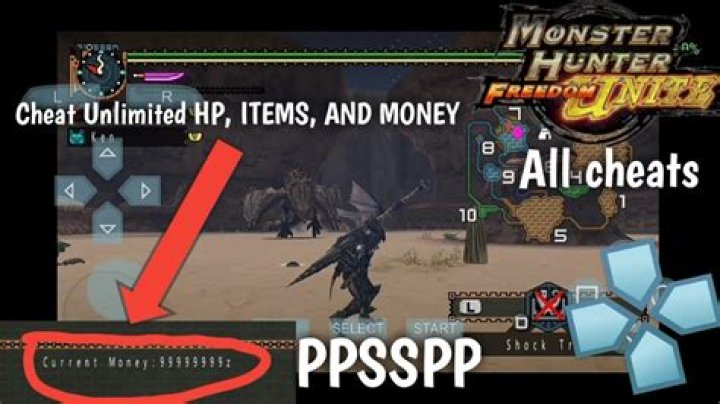 Monster Hunter Freedom Unite PSP Cheats