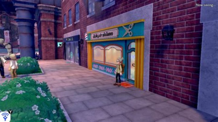 Motostoke salon barber shop Pokemon Sword and Shield