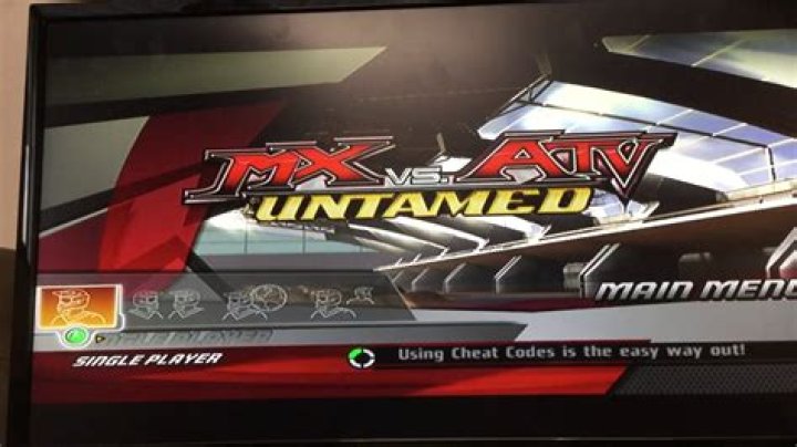 MX vs. ATV Untamed PS3 Cheats